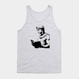 Thoughtful Neoclassical Statue Tank Top